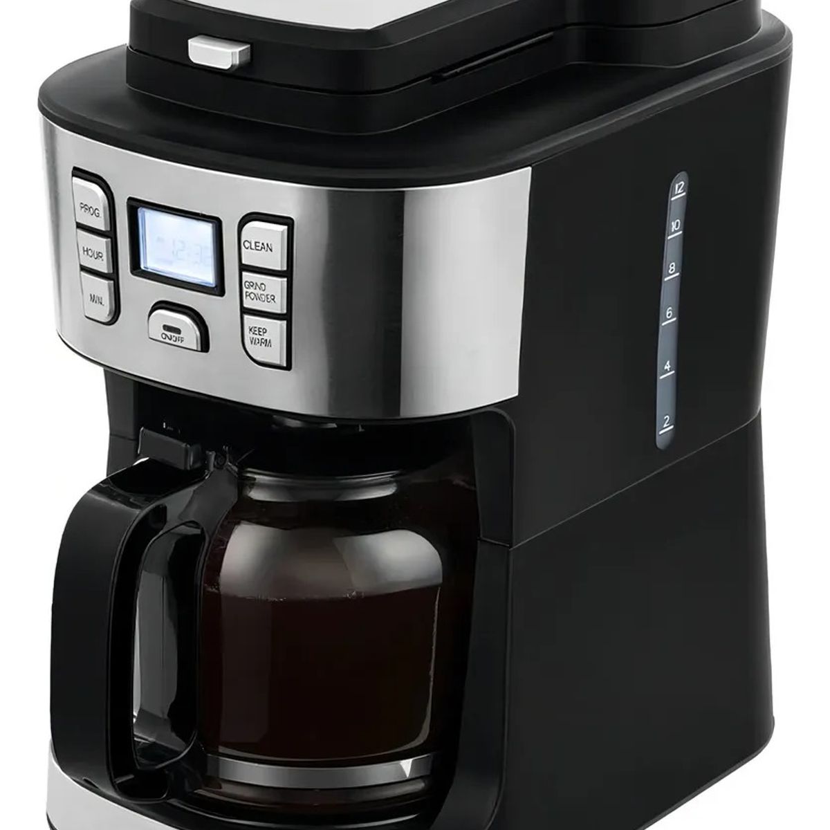 FINLANDEK - Cafetera Con Molino Integrado Finlandek de 12 Tazas Automática