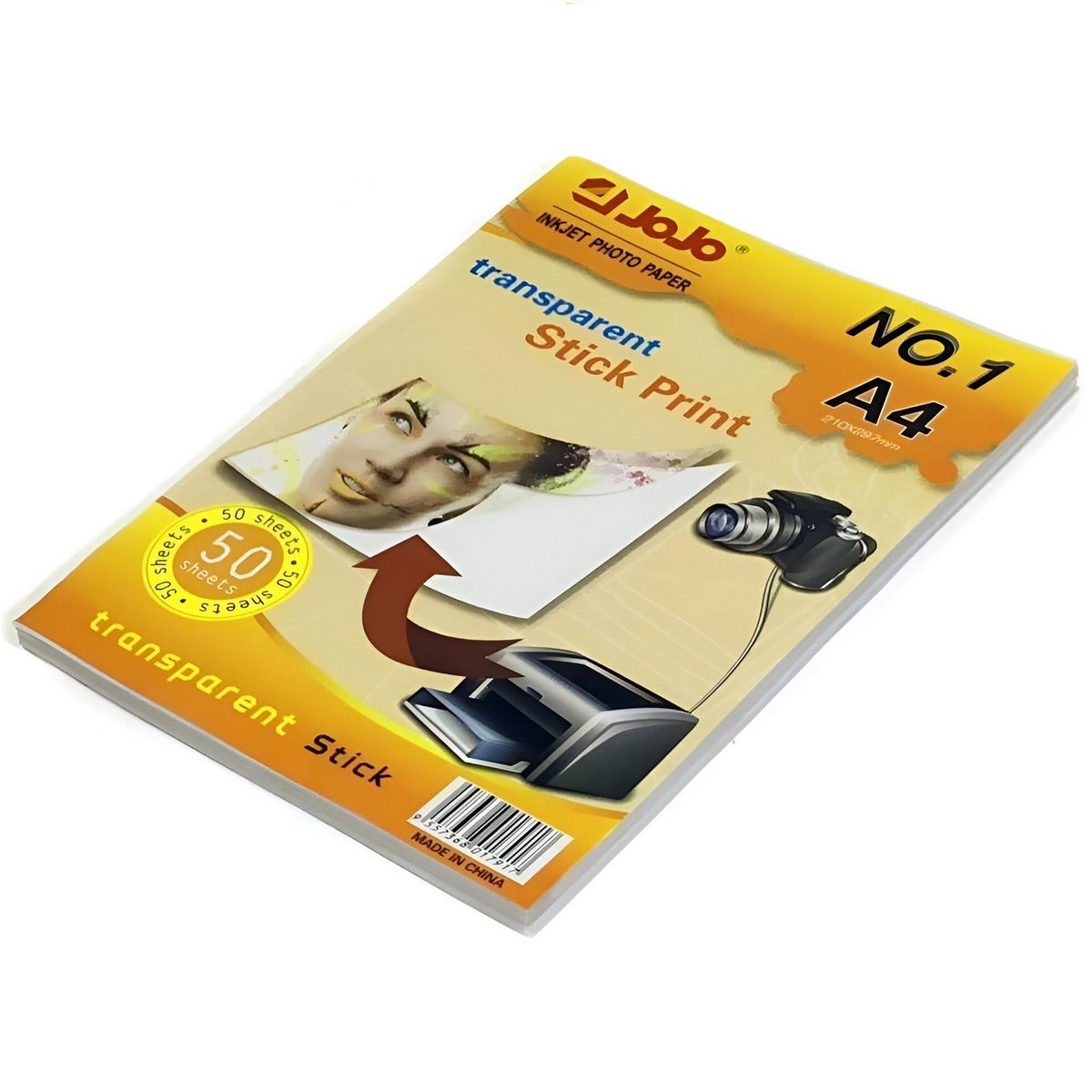 GENERICO - Papel Fotográfico Adhesivo A4 Jojo X 50 Und Brillante