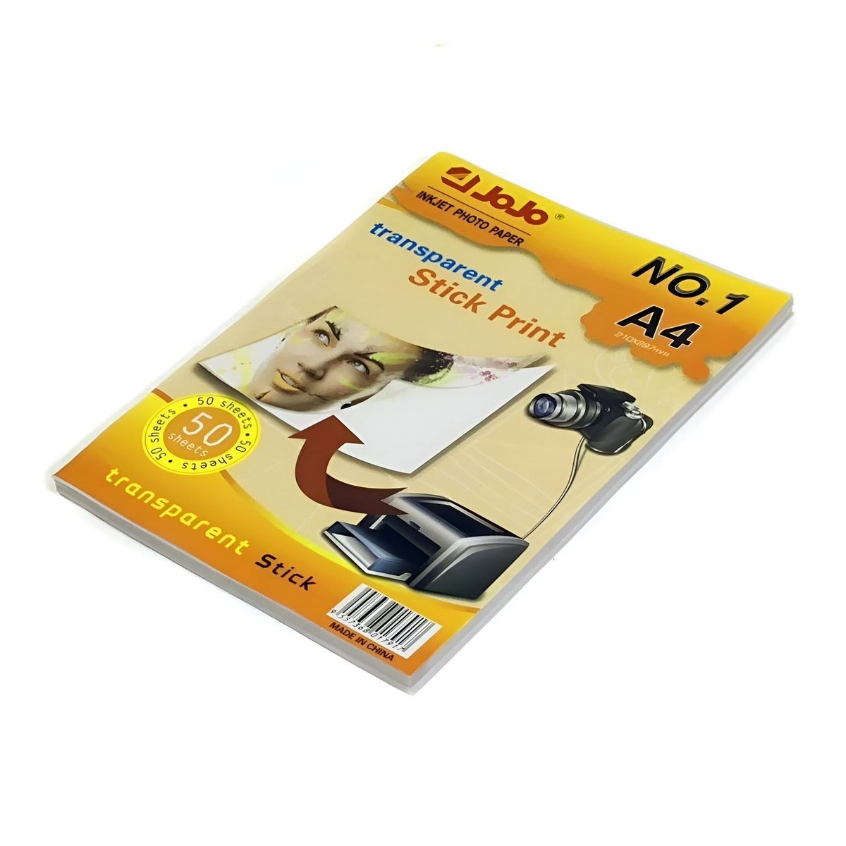 GENERICO - Papel Fotográfico Adhesivo A4 Jojo X 50 Und Brillante