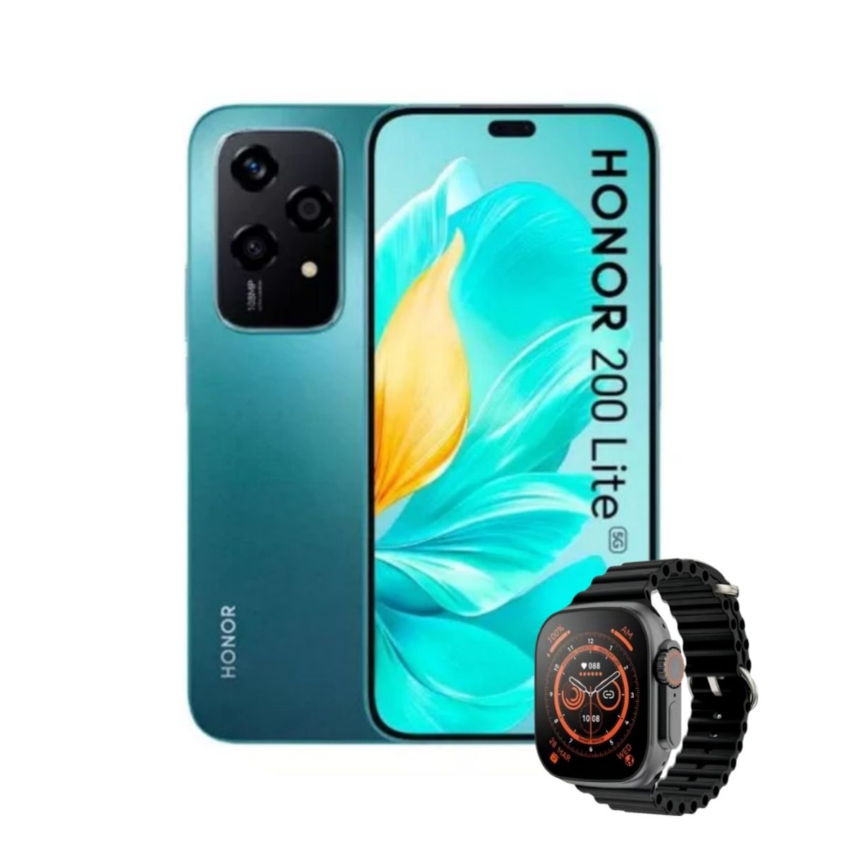 HONOR - Celular Honor 200 Lite 256GB 8GB Ram Verde + Smartwatch