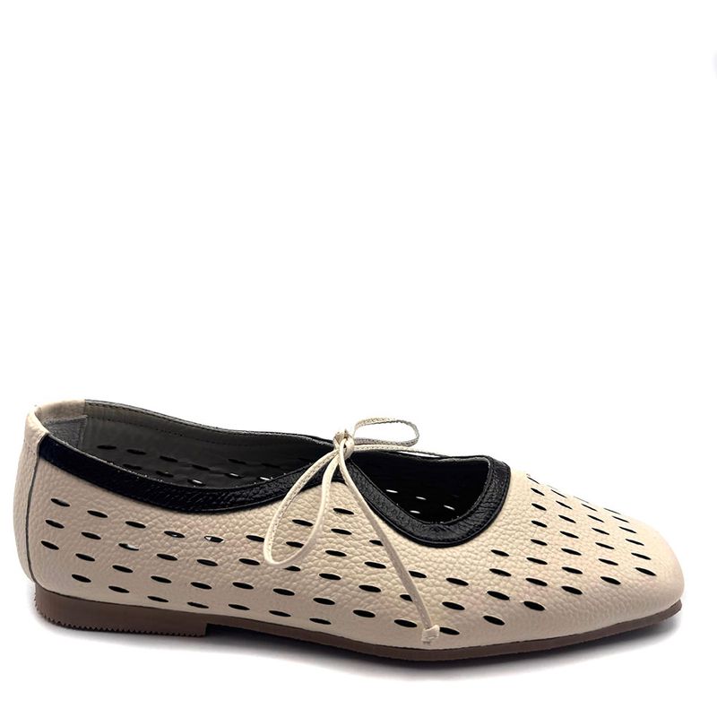 GENERICO - Baleta Isla en cuero Beige