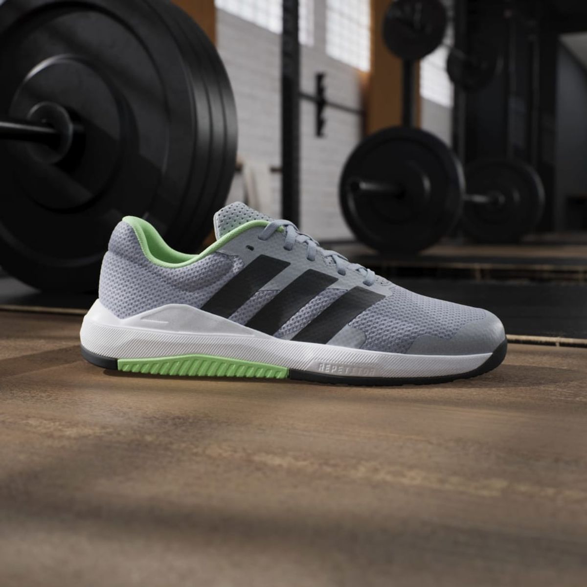 ADIDAS - Adidas Dropset Base gris de hombre para entrenamiento