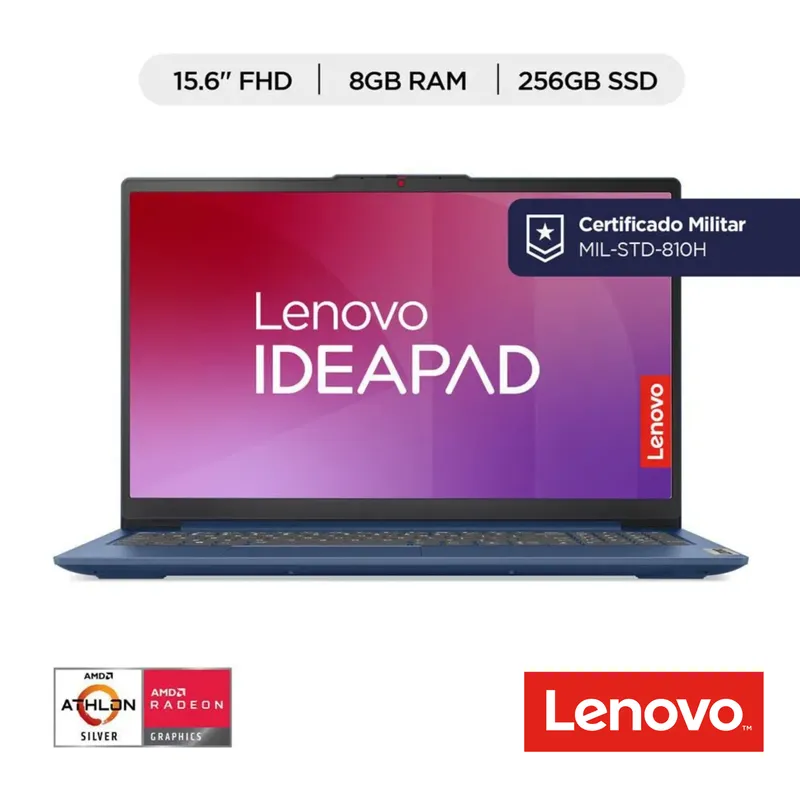 LENOVO - PORTATIL LENOVO AMD ATHLON SILVER 7120 U SSD 256 MEMORIA 8GB
