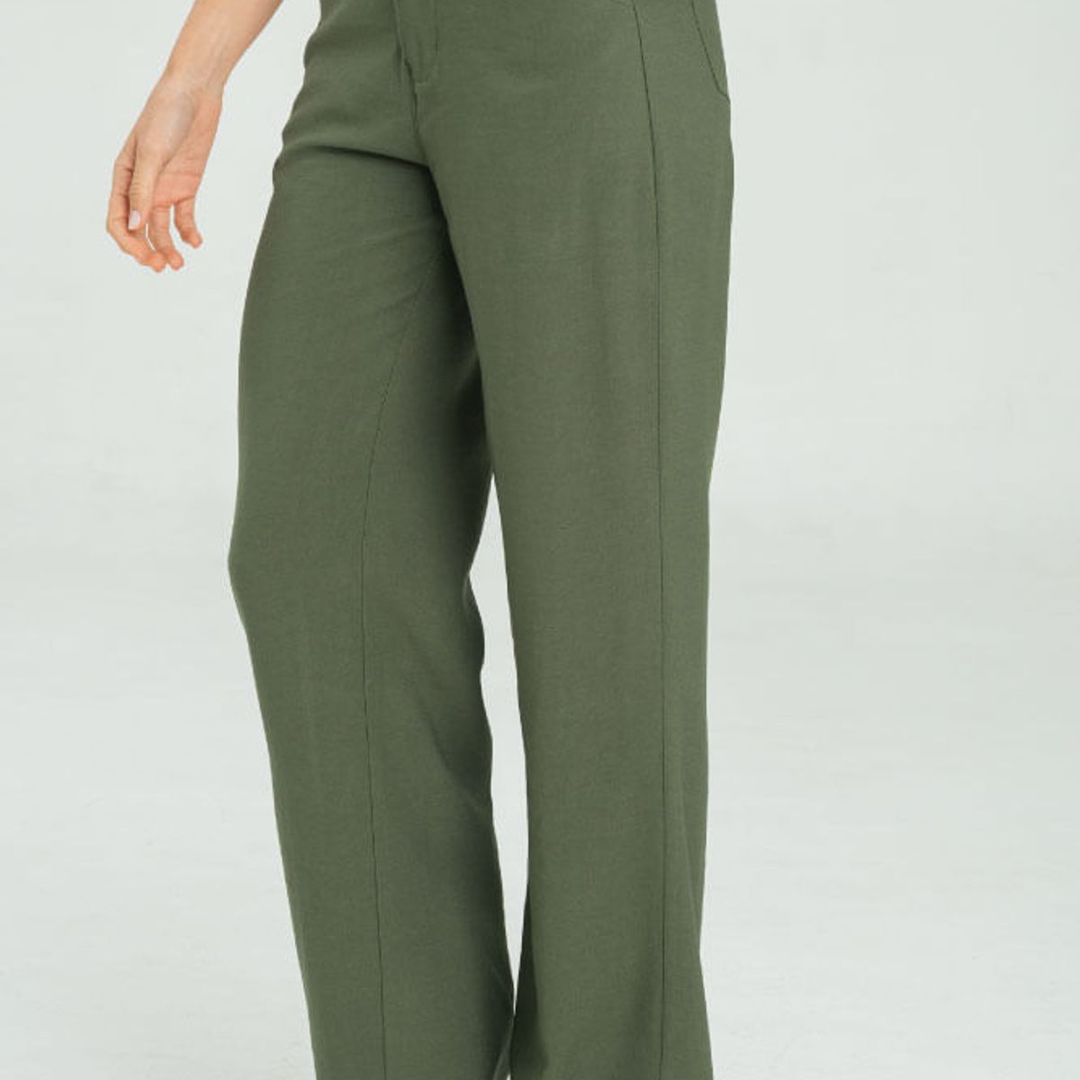 RAGGED - Pantalon vioto Verde militar Ragged