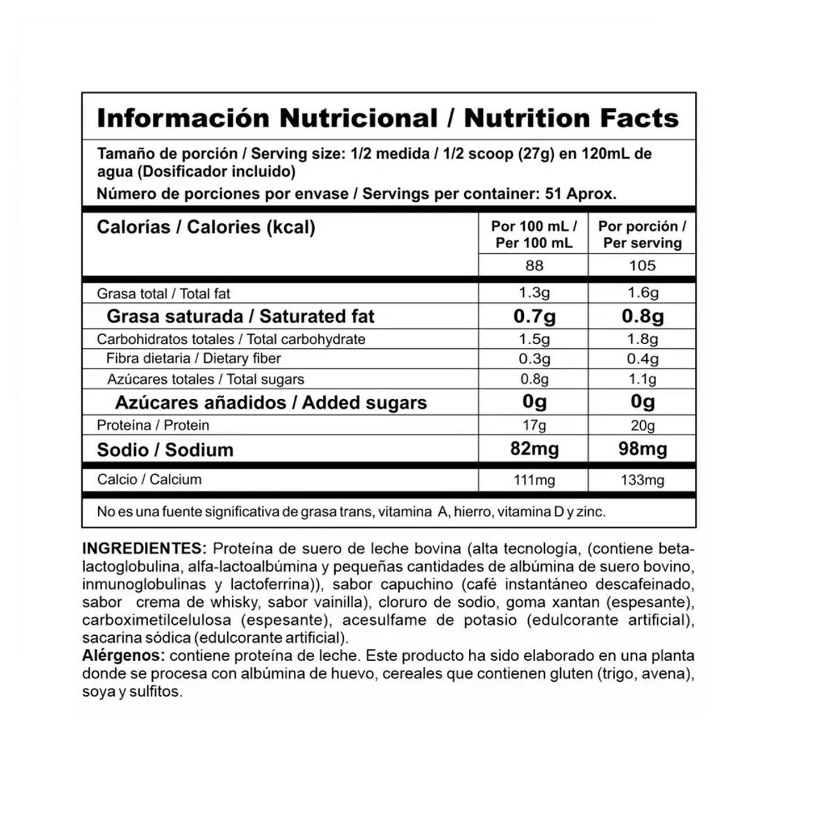 MEGAPLEX - Combo Proteina Bipro Capuchino 3 lb+Creatina Crea Stack 1.3 LB