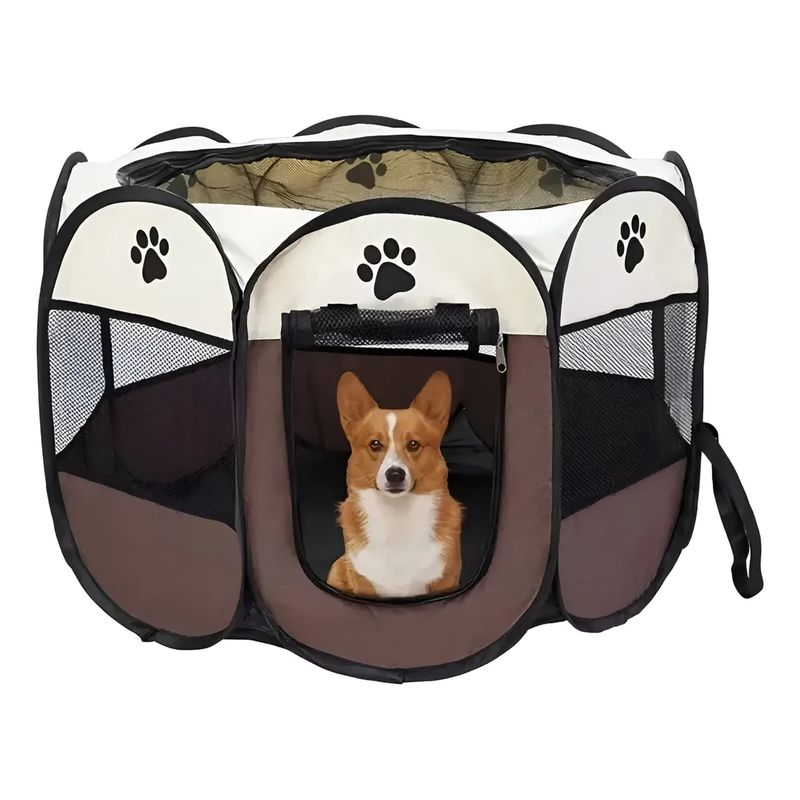 GENERICO - Corral Malla Plegable Mascotas Parque Portátil Perros Gatos