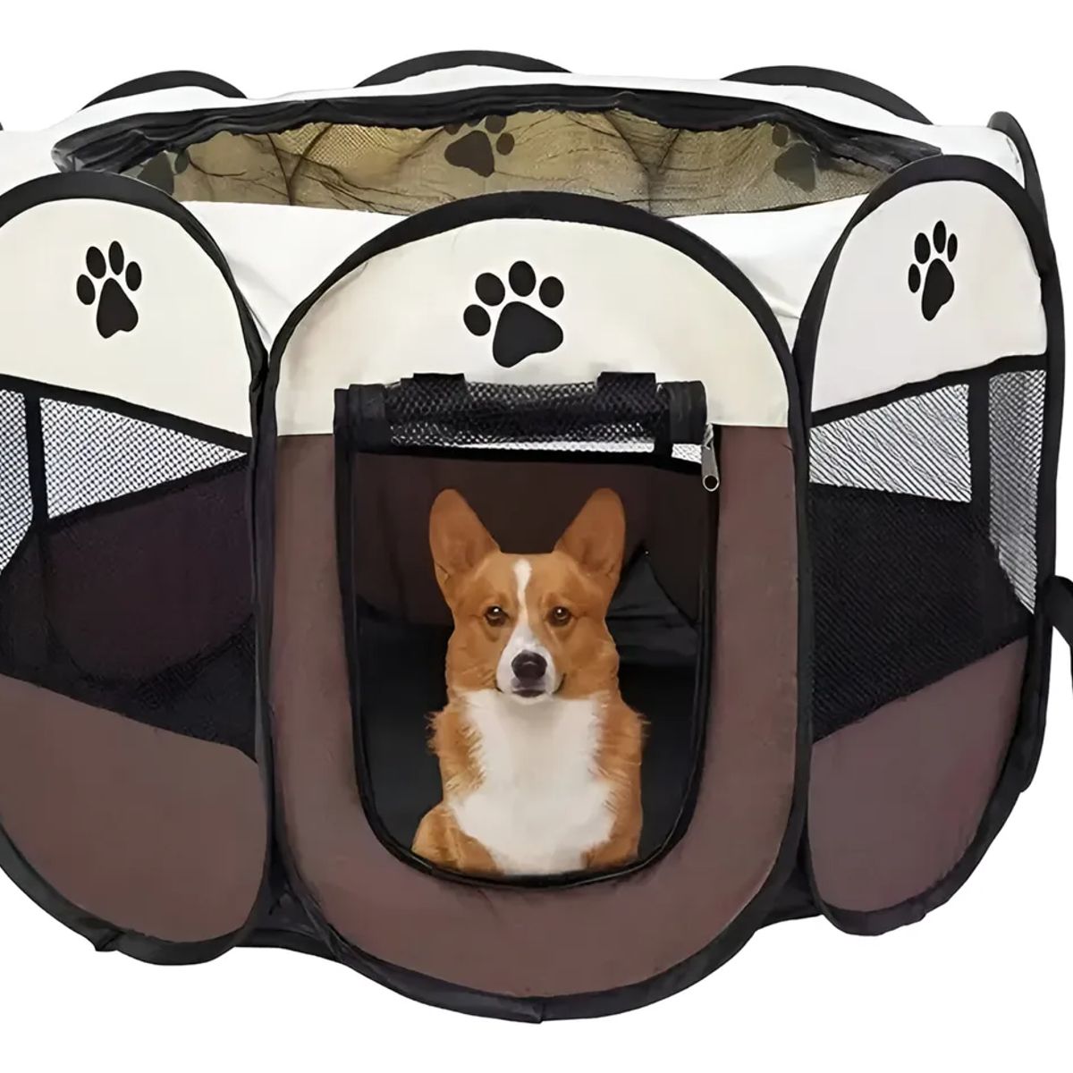 GENERICO - Corral Malla Plegable Mascotas Parque Portátil Perros Gatos