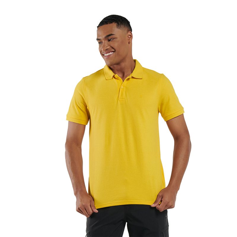 TOTTO - Camisa Polo Spencer Amarilla Hombre