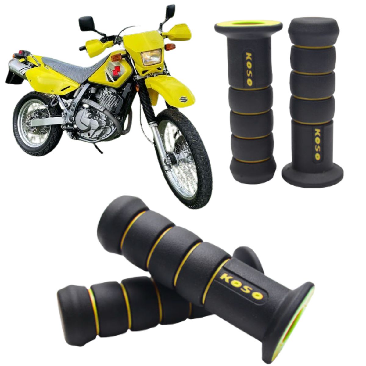 GENERICO - Mangos manillares grips koso racing moto lujos accesorios