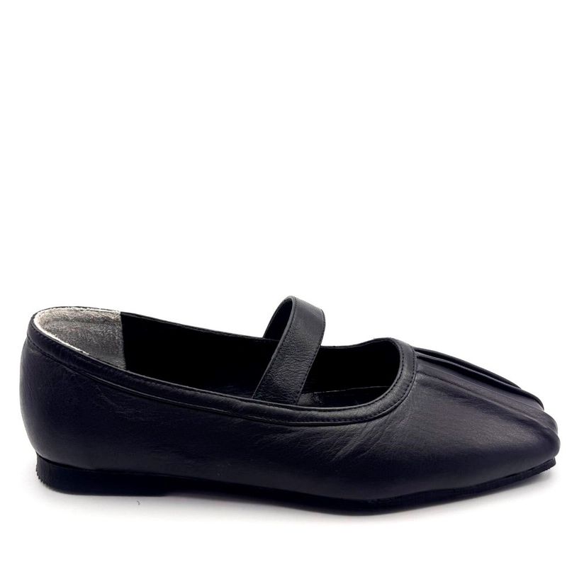 GENERICO - Baletas para mujer elegantes en cuero color negro