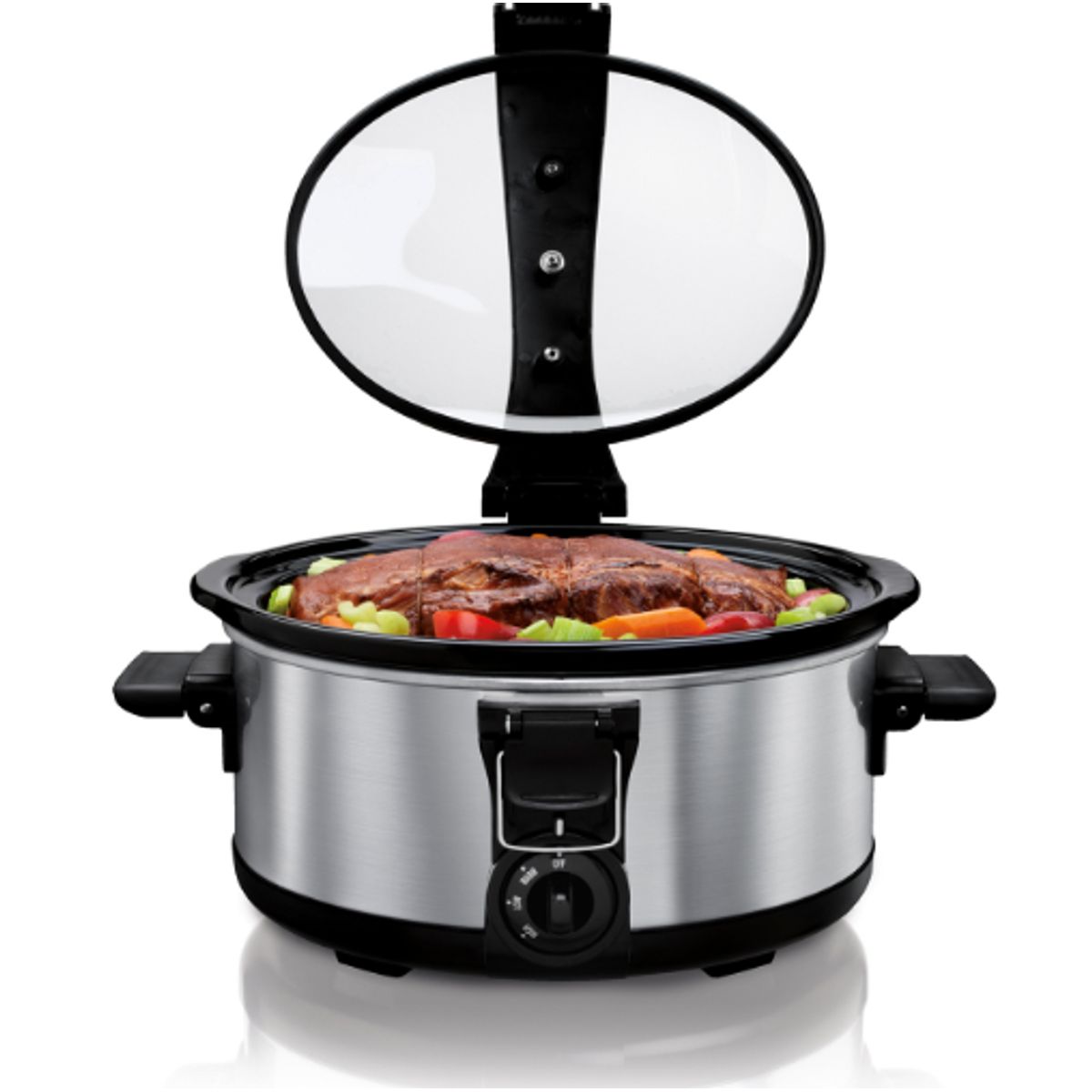HAMILTON BEACH - Olla de Lenta Cocción Hamilton Beach ® 5.7 Litros, Plata
