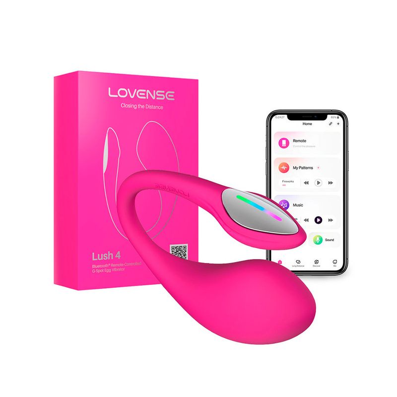 LOVENSE - Vibrador Lush Lovense 4.0 Última Versión Color Rosa