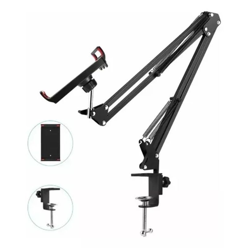 GENERICO - Brazo Soporte Para Celular Y Tablet Flexible Holder Giratorio 360°