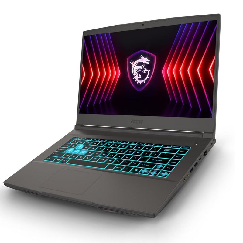 MSI - PORTATIL GAMER MSI THIN A15 - RYZEN 5 7535HS - RAM 32GB - SSD 1TB - RTX 4060 8GB