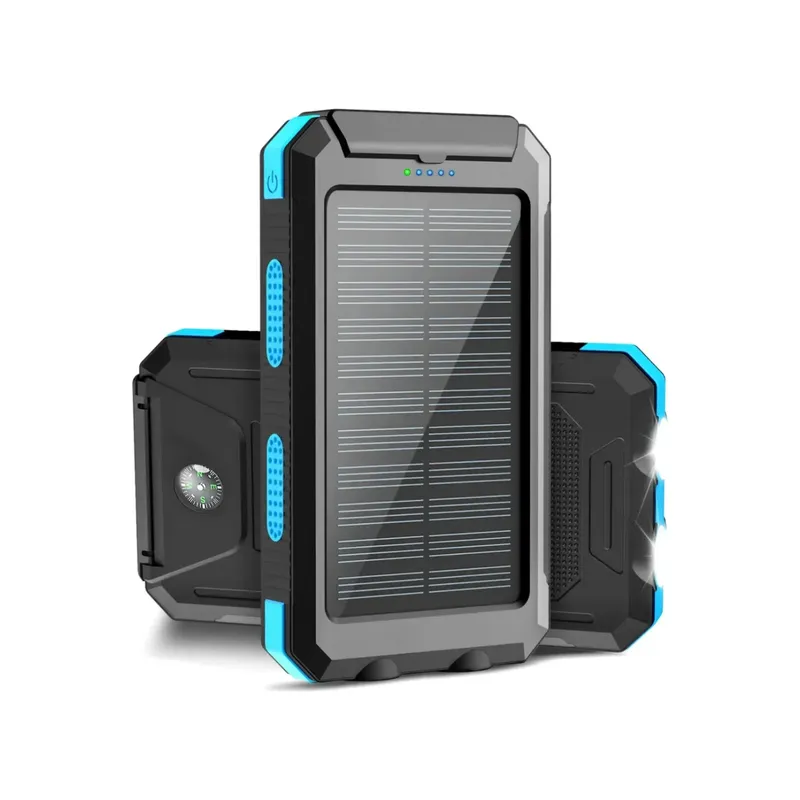 GENERICO - Power Bank Solar 20000 Mah G2 Con Brújula