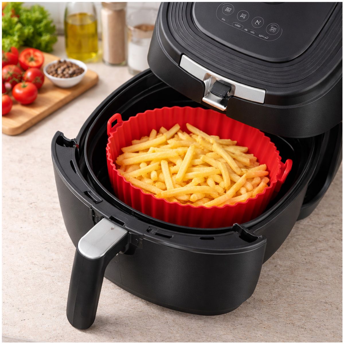 ONE PIXEL - Molde Protector Para Freidora Air Fryer Silicona Reutizable X6 UND