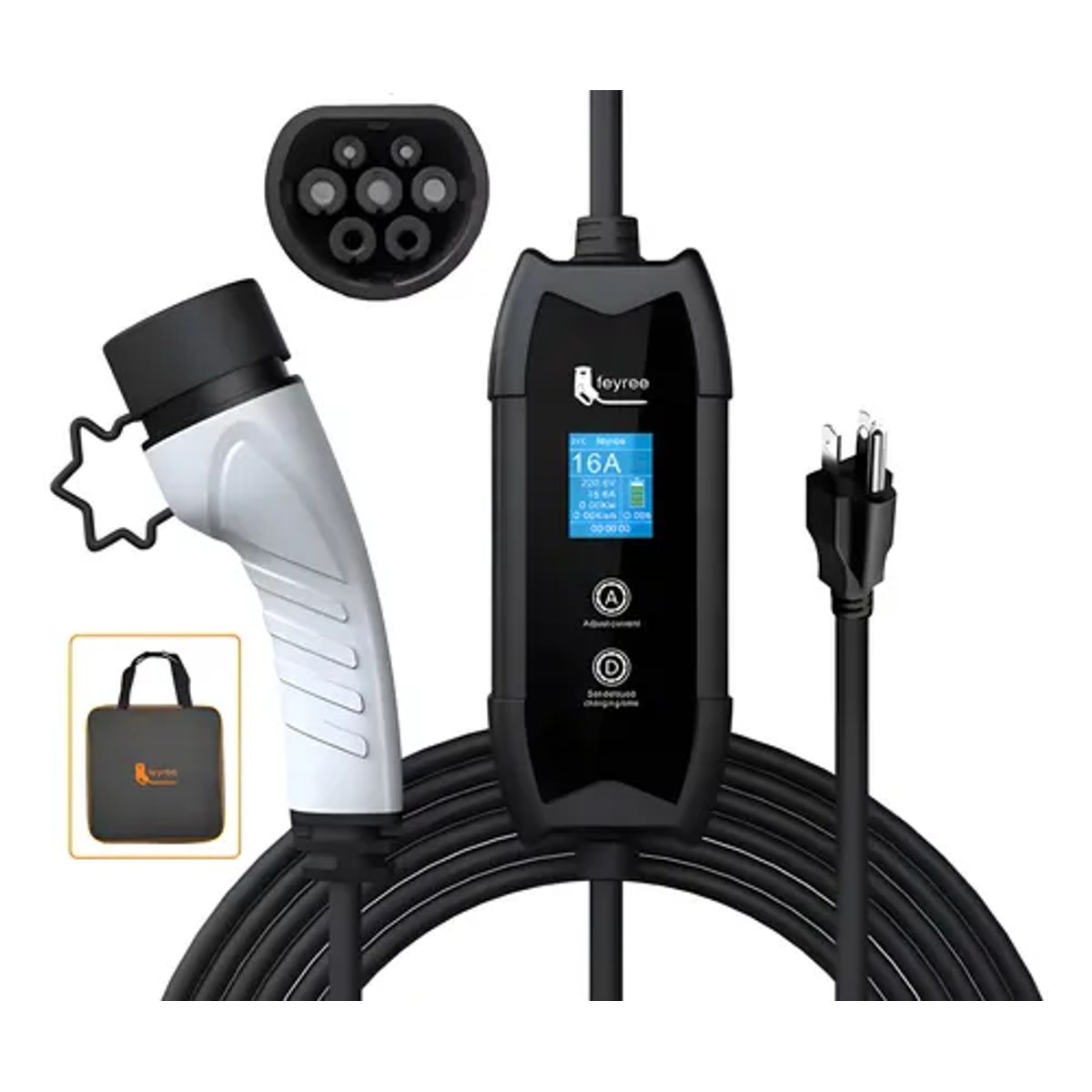 GENERICO - CARGADOR PARA CARRO ELECTRICO CARGA TIPO 2