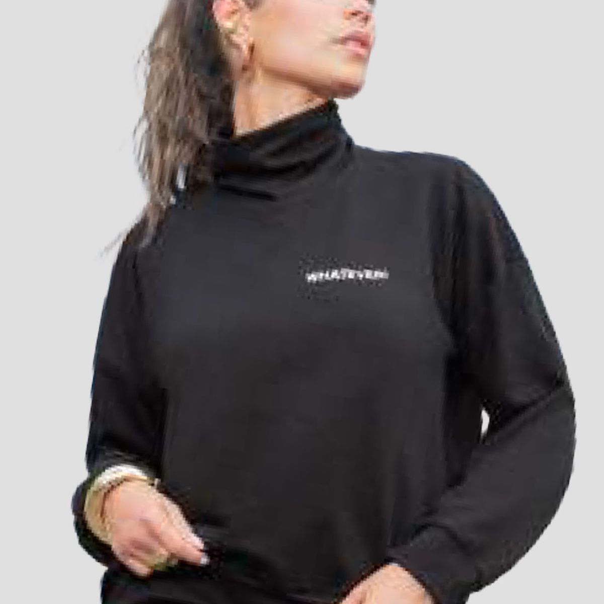 ATYPICAL - Buzo Mujer Negro Atypical 111950