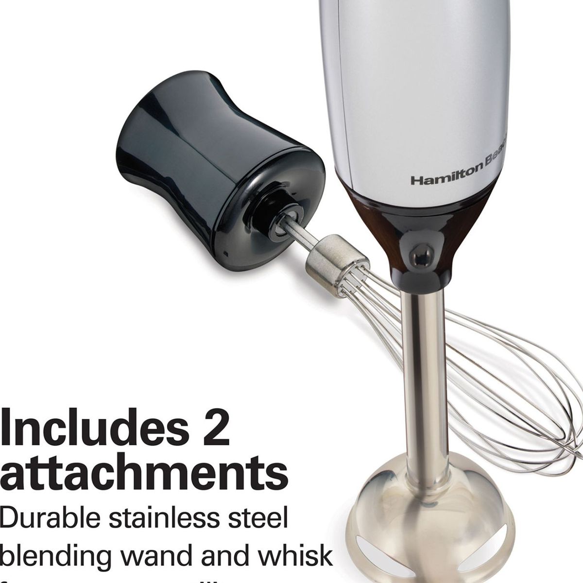 HAMILTON BEACH - Batidora de Inmersión 2 Velocidades Blanca