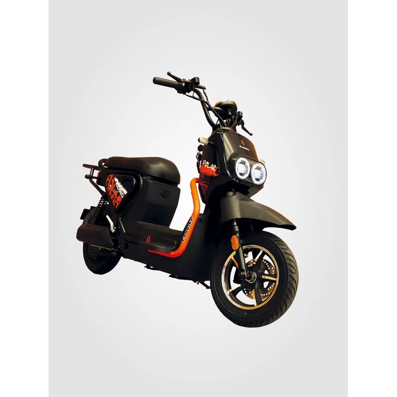 EVOBIKE - Bicicleta Eléctrica POLAR 48kmh NEGRO NARANJA 350W