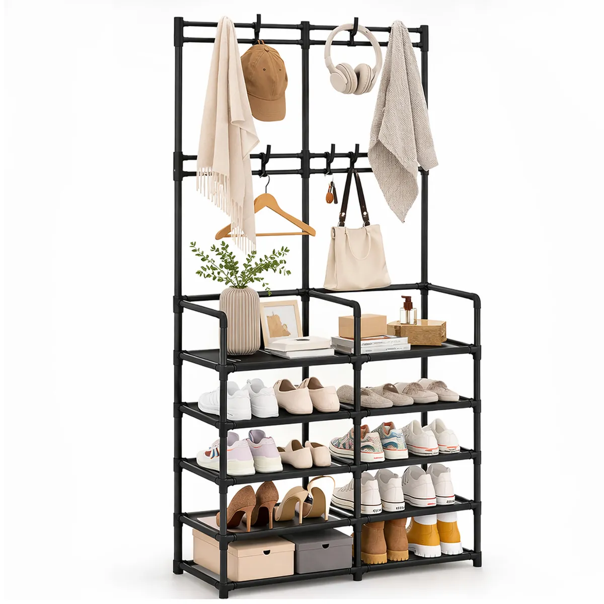 ONE PIXEL - Organizador De Zapatos 5 Niveles Para Dormitorio Acero