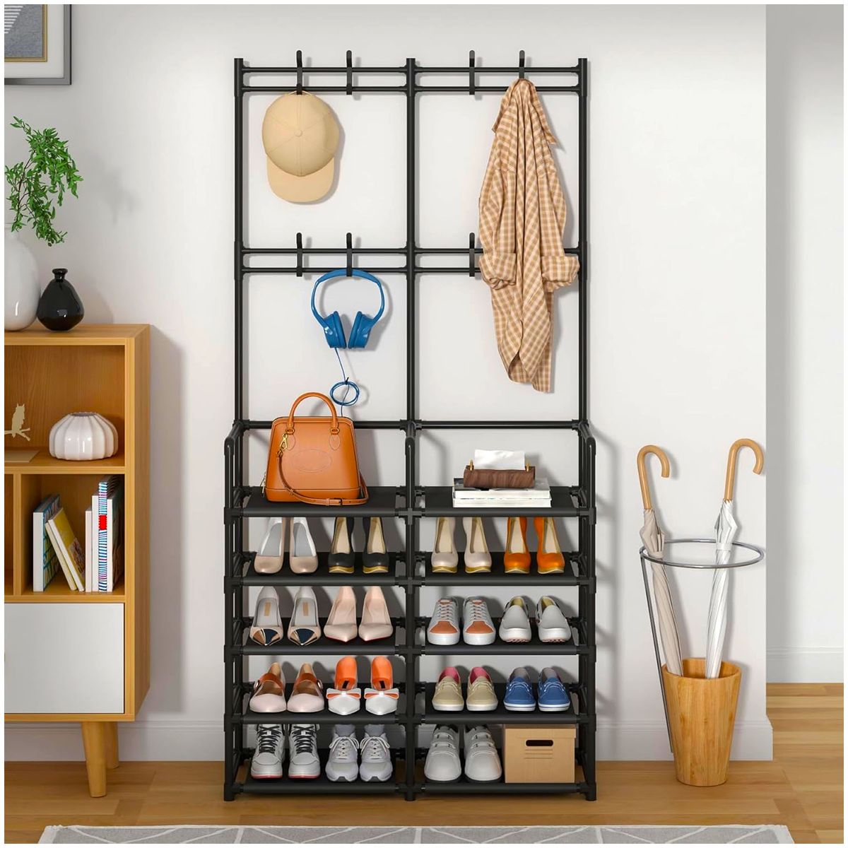 ONE PIXEL - Organizador De Zapatos 5 Niveles Para Dormitorio Acero