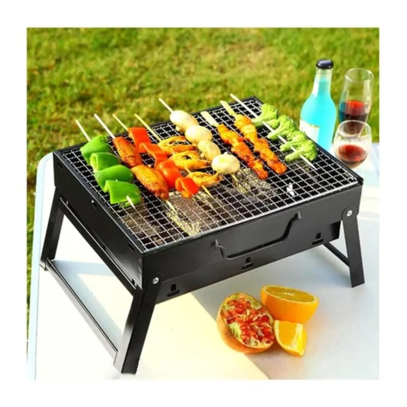 GENERICO - Parrilla Asador De Carbón Plegable Mini Portátil Aire Libre