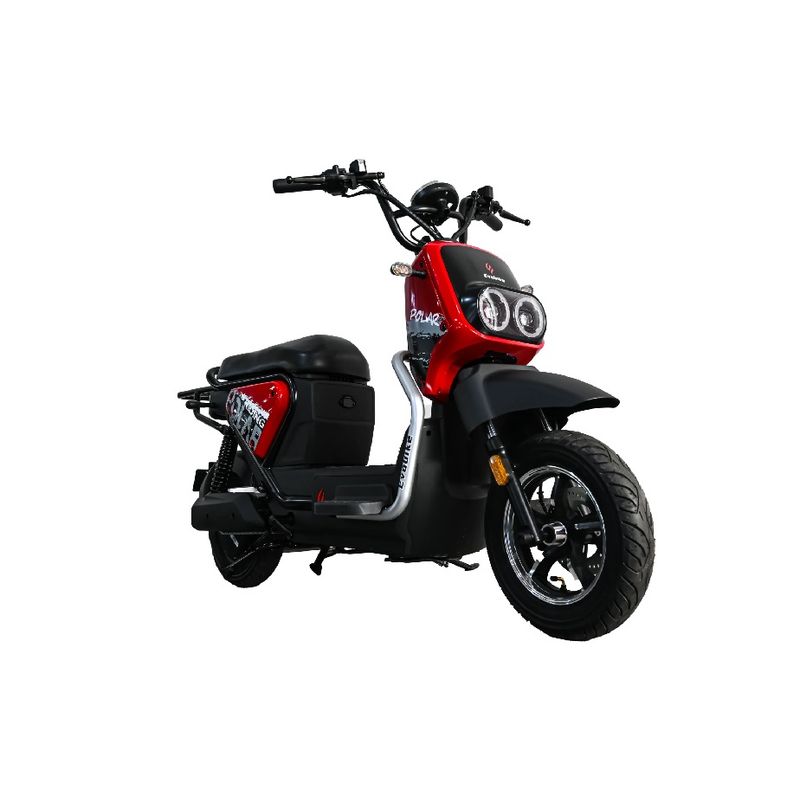 EVOBIKE - Bicicleta Eléctrica POLAR 48kmh ROJO GRIS 350W