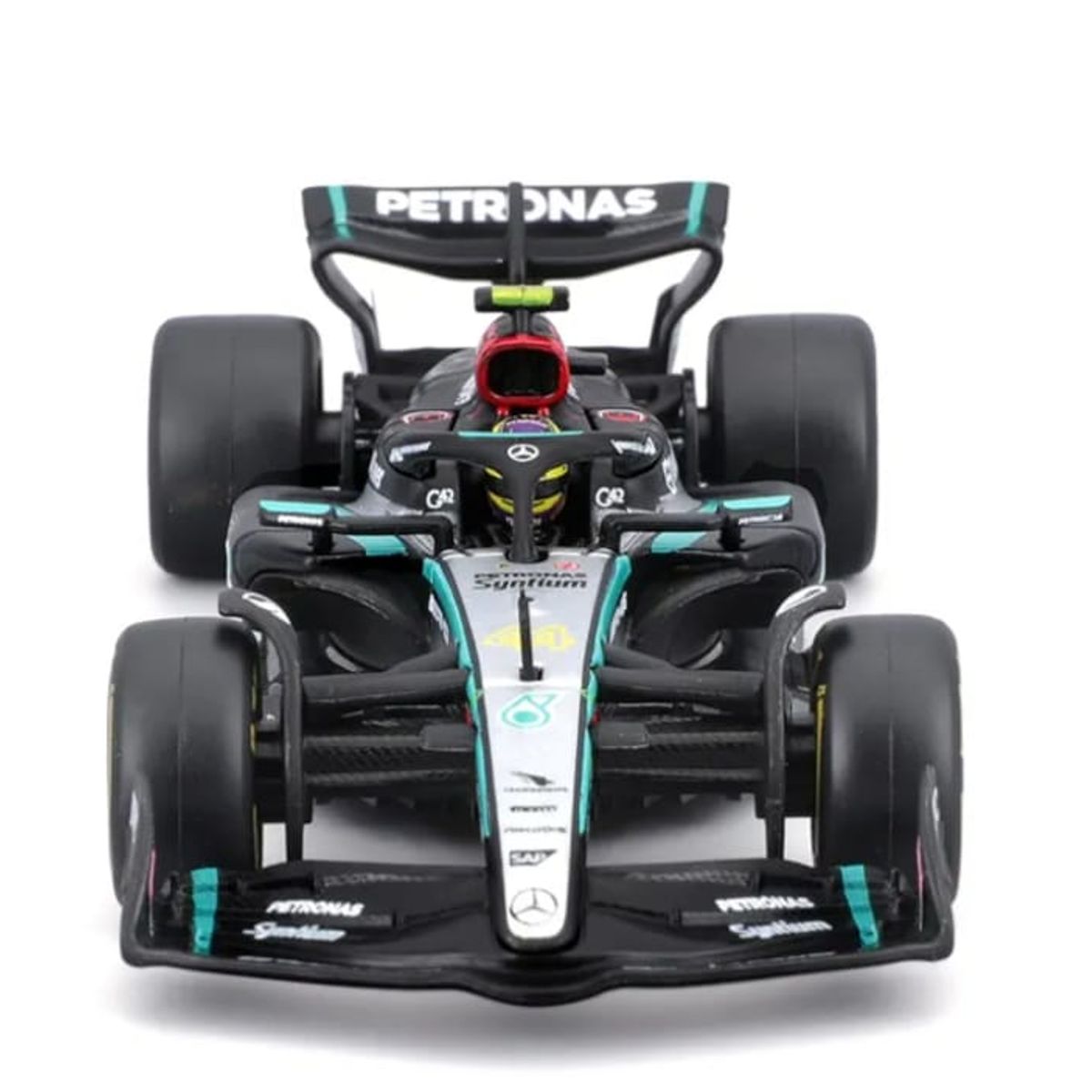 BURAGO - Carro F1  HAMILTON mercedes mclaren F1W15  (2024)   Caja Acrílico 143 COLECCIÓN