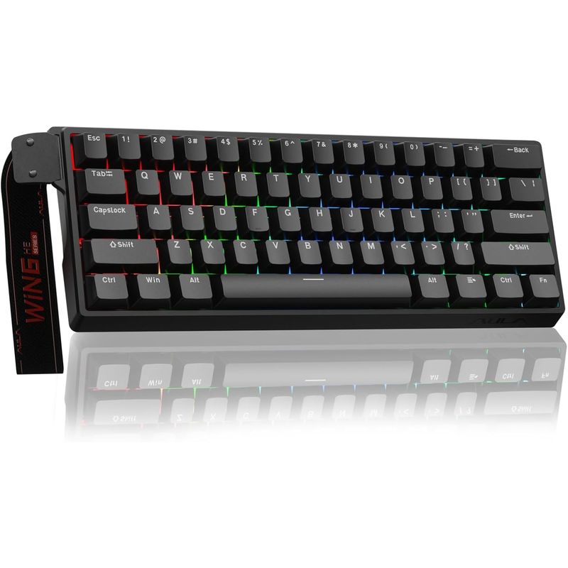 AULA - Teclado Mecánico Magnético Aula Win60 He 8000hz 0.0125 Ms