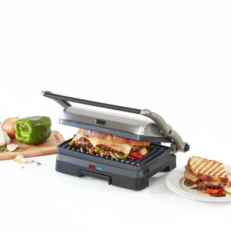 CUISINART - Sanduchera Panini Alta Calidad Gourmet Cuisinart Grill 3 en 1