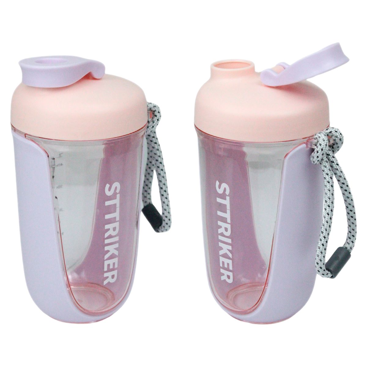 VITTORIA - Termo Shaker Proteína 600ml Vaso Base Curva Mezclador