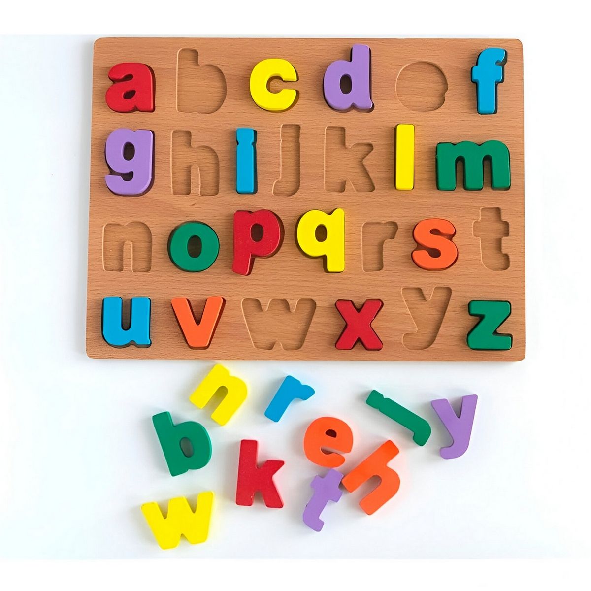 GENERICO - Juego Tablero Colores Encastre Figuras Desarrollo Logico