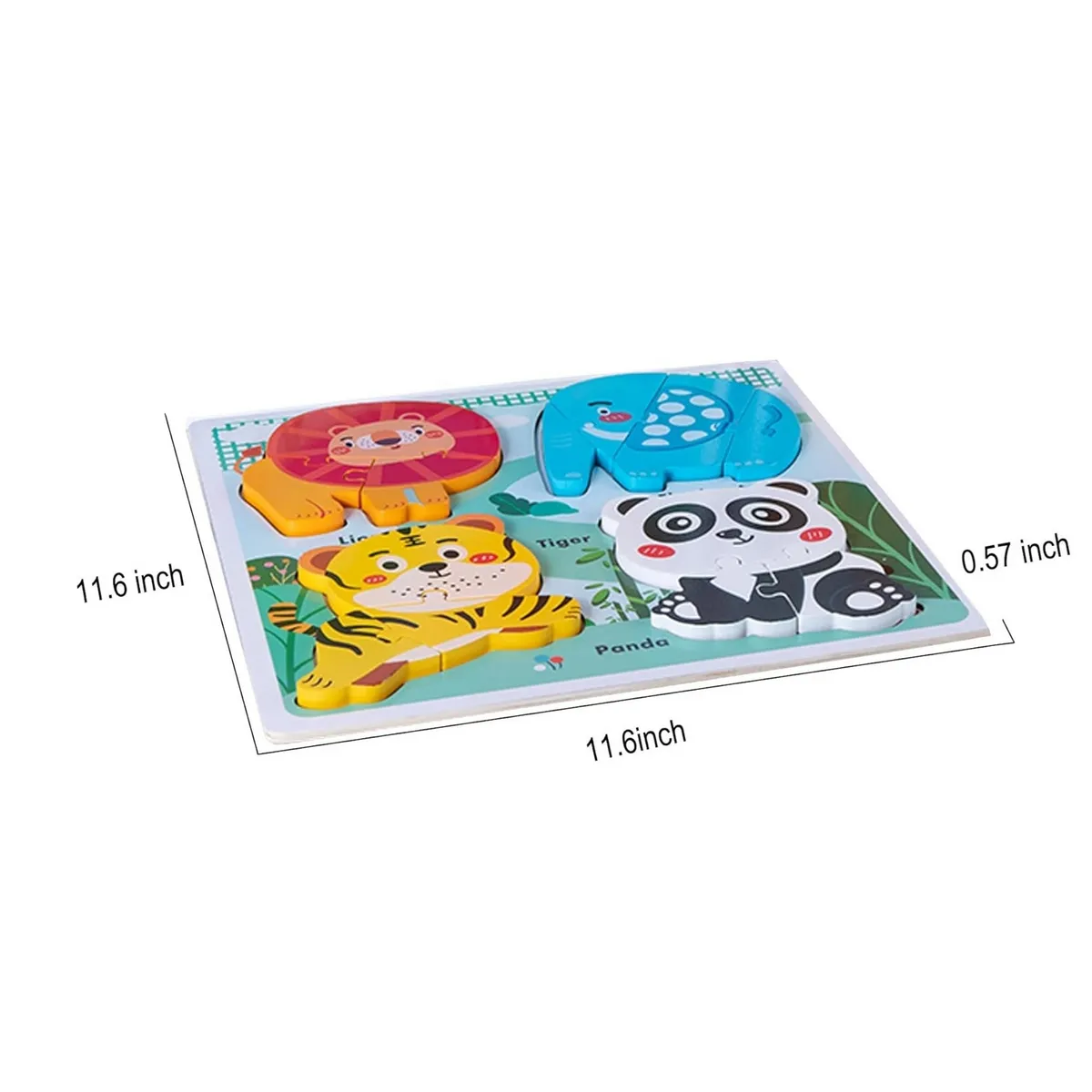 GENERICO - Juego Tablero Encastre Figuras Multicolor Desarrollo Motriz