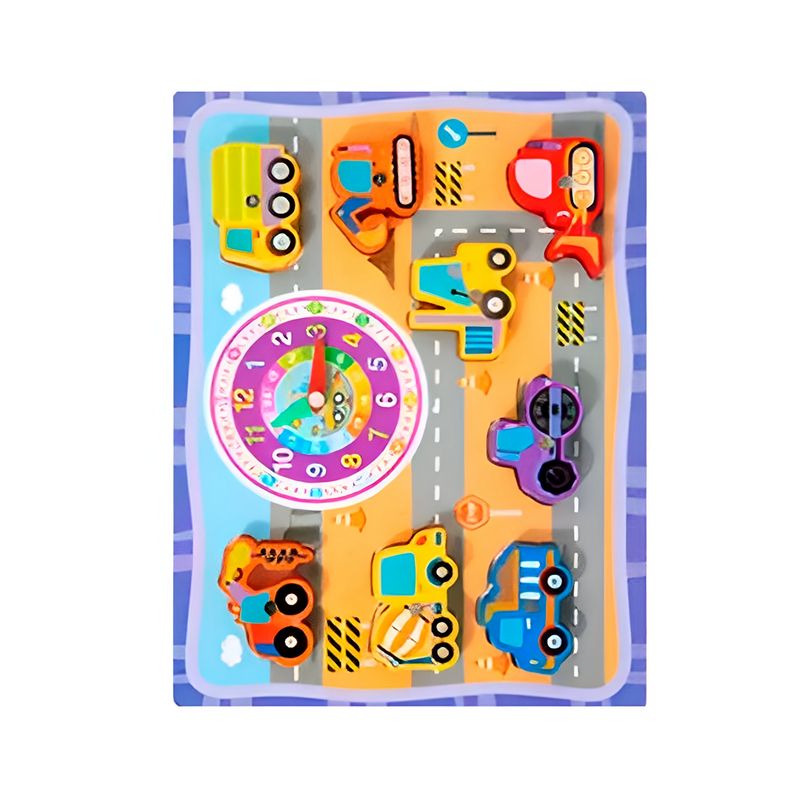 GENERICO - Juego De Madera 2 En 1 Pesca Didactico Figura Y Tablero