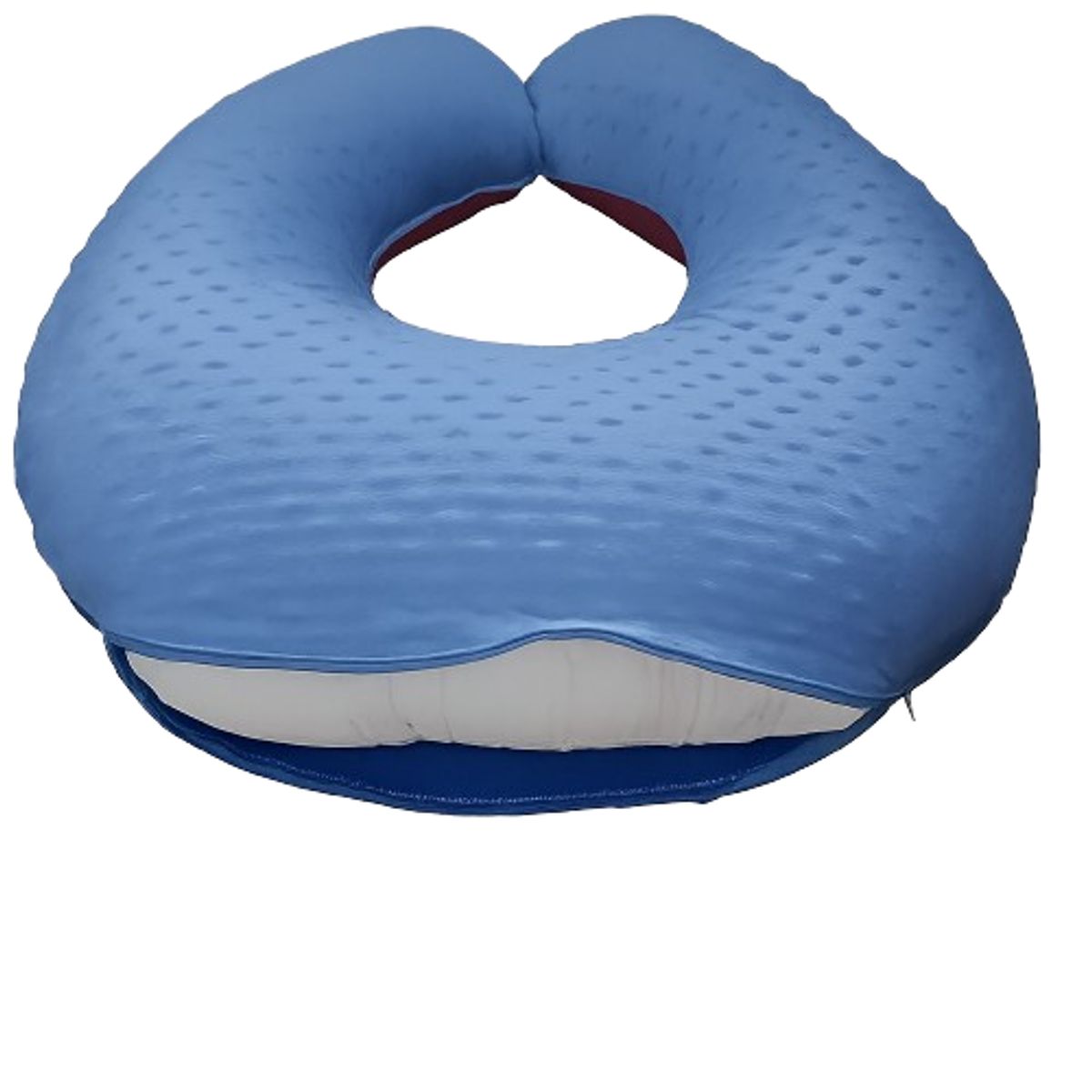 GENERICO - Cojin Almohada Lactante Multifuncional- Azul Claro