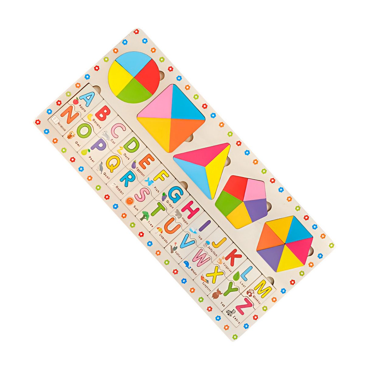 GENERICO - Juego De Mesa Encastre Figuras Geometricas Aprendizaje Niños