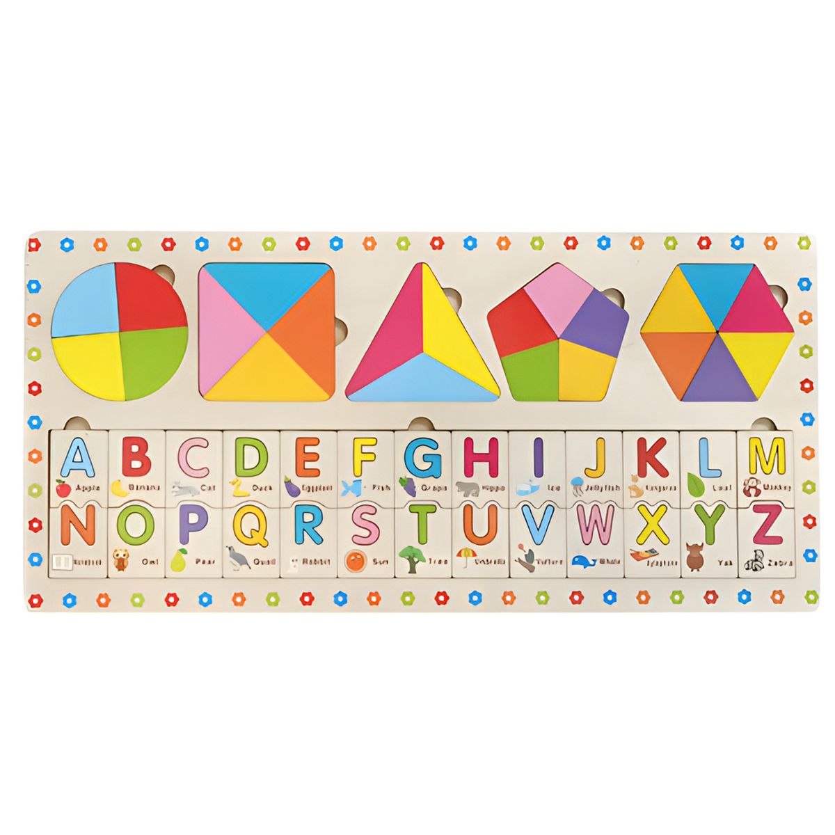 GENERICO - Juego De Mesa Encastre Figuras Geometricas Aprendizaje Niños