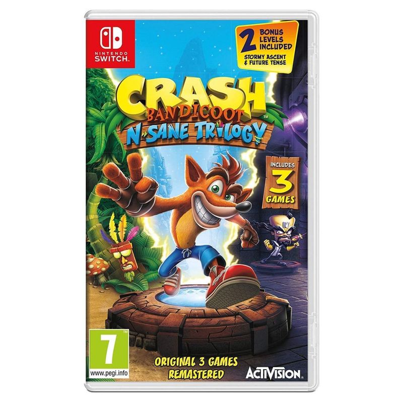 NINTENDO - Crash Bandicoot N Sane Trilogy Nintendo Switch Fisico