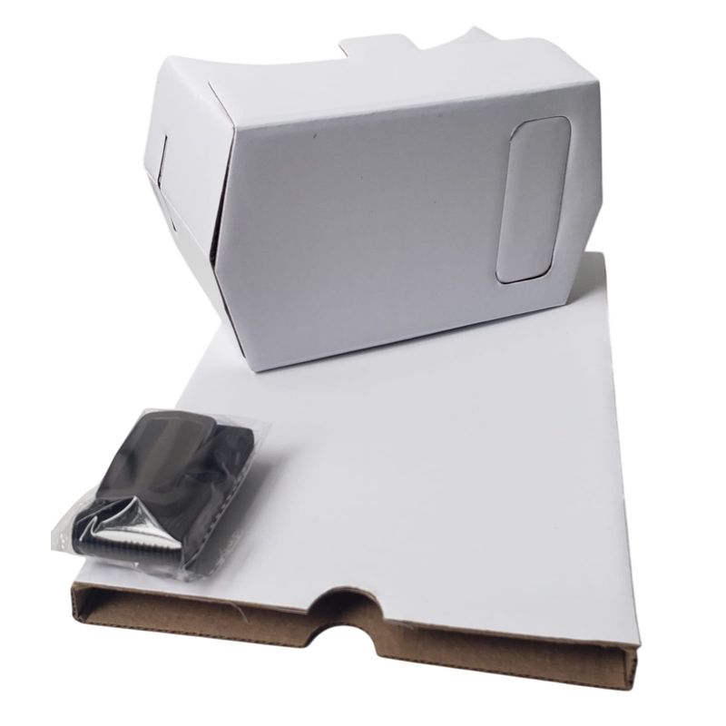 GENERICO - Gafas Realidad Virtual Cardboard De Cartón Vr Blanco
