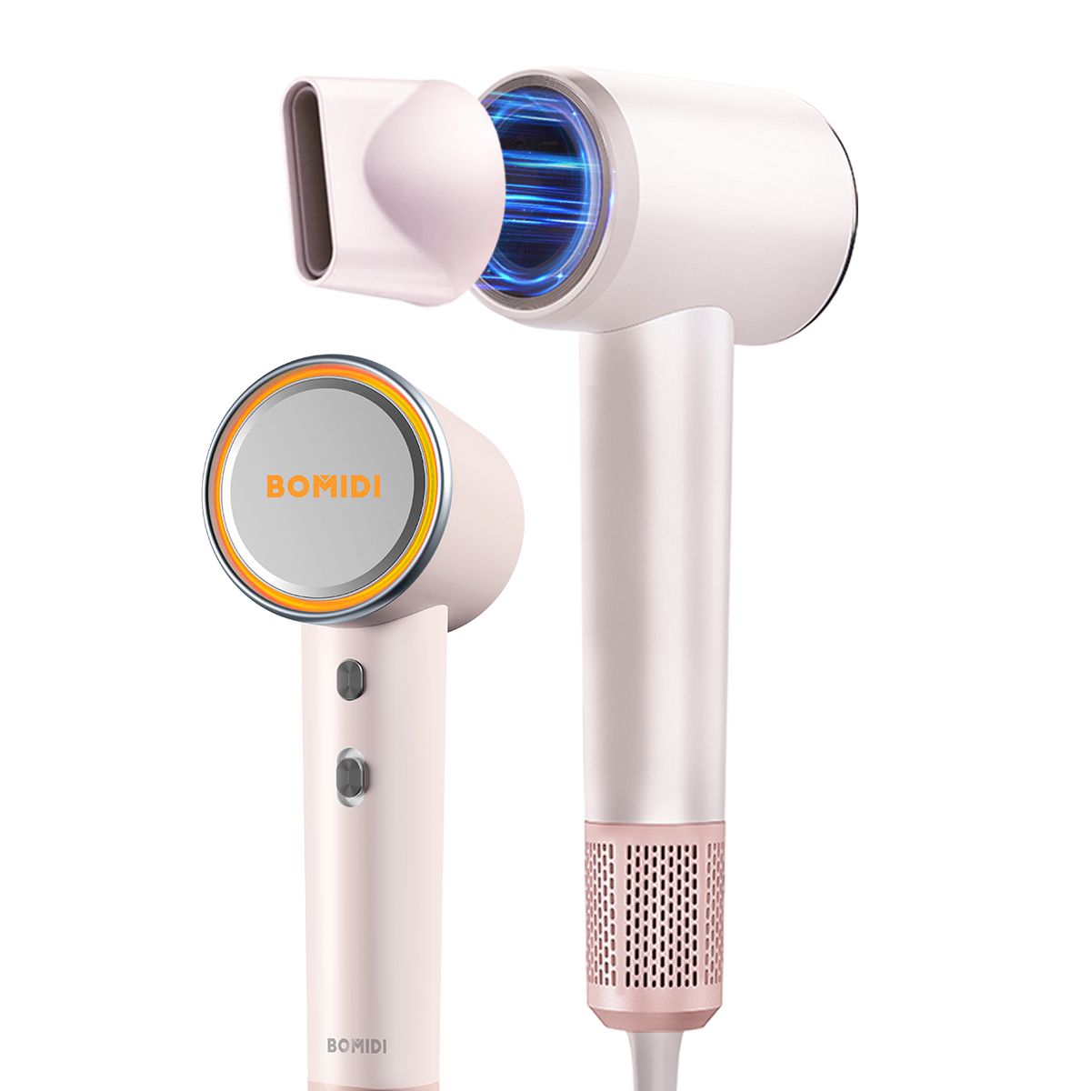 GENERICO - Secador De Cabello Profesional Alta Velocidad Lónico Con Led