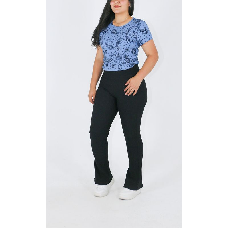 L Y H - Leggins Para Mujer Negro Marca L&H Ref 1F423133