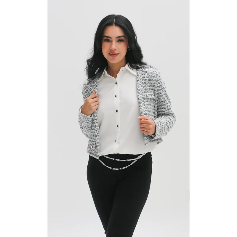 L Y H - Chaqueta Para Mujer Negro Marca L&H Ref 8E408002