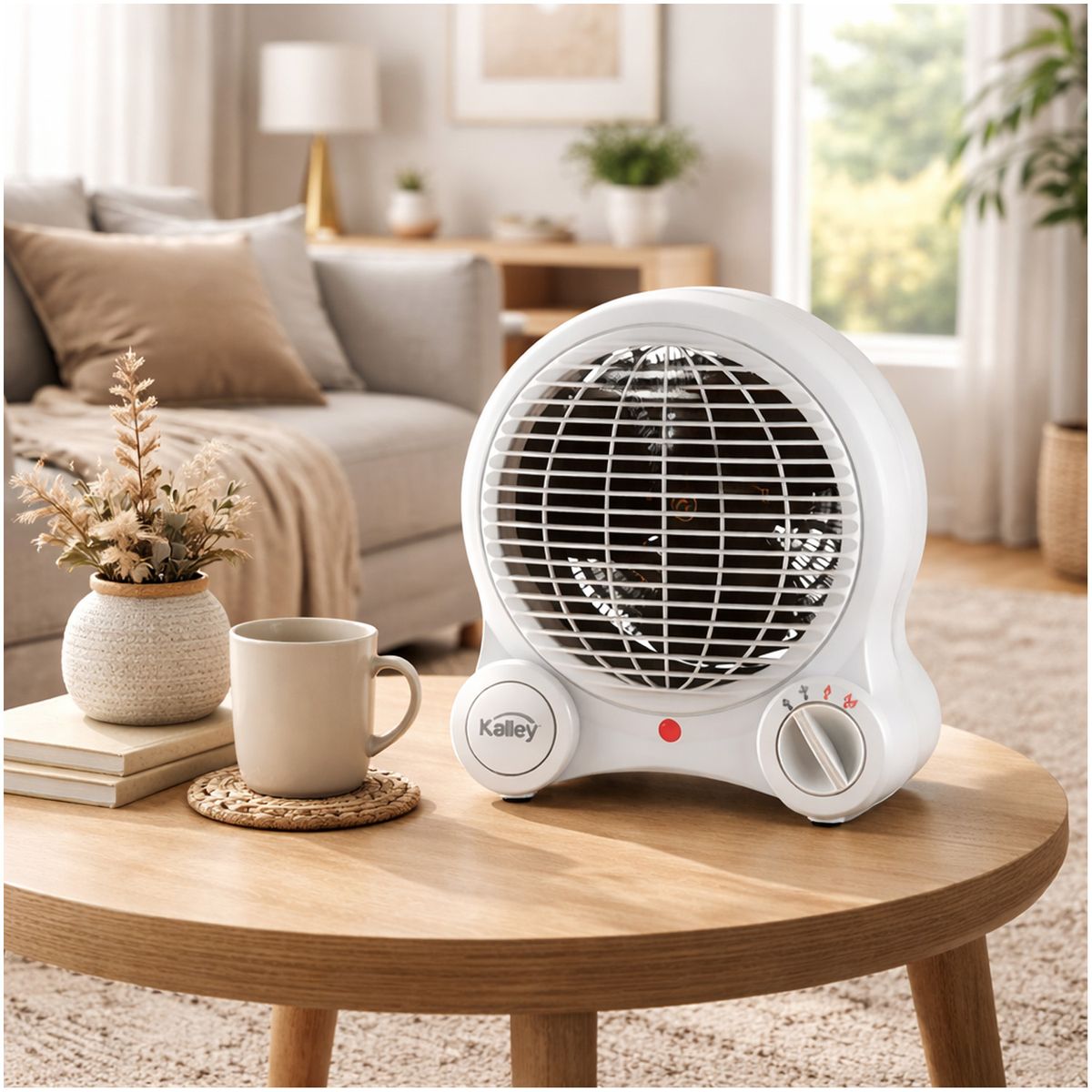 KALLEY - Calentador De Ambiente Kalley K-ca18 Color Blanco 120V