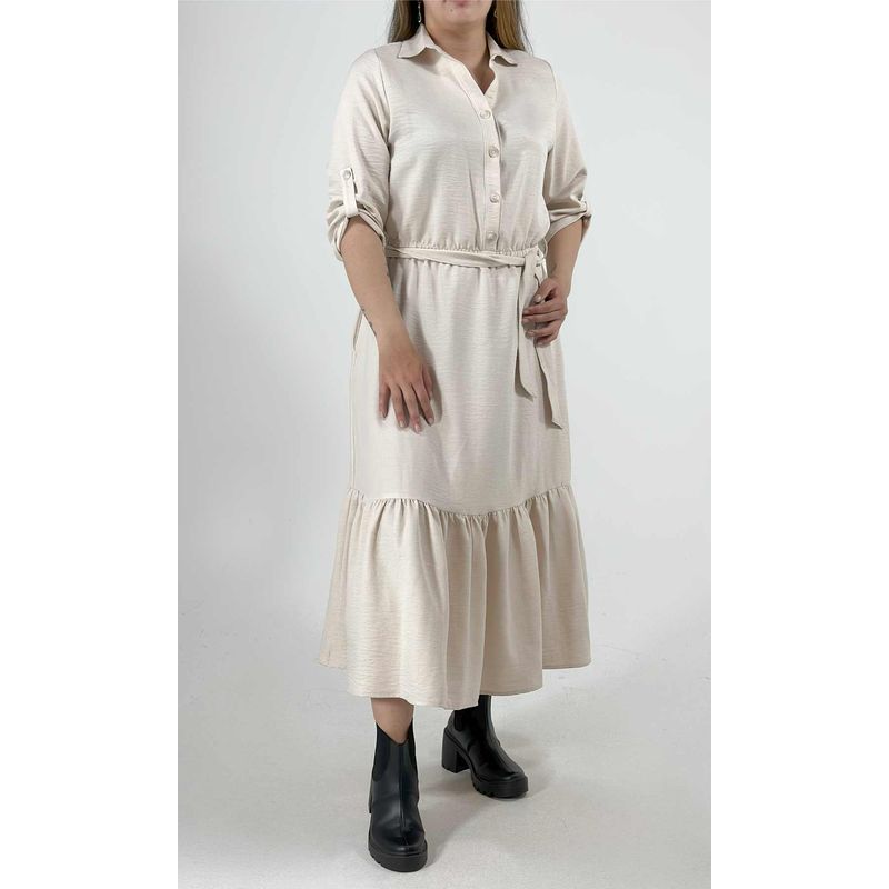 L Y H - Vestido Para Mujer Manga 34 Amarillo Marca L&H Ref 1Y417025