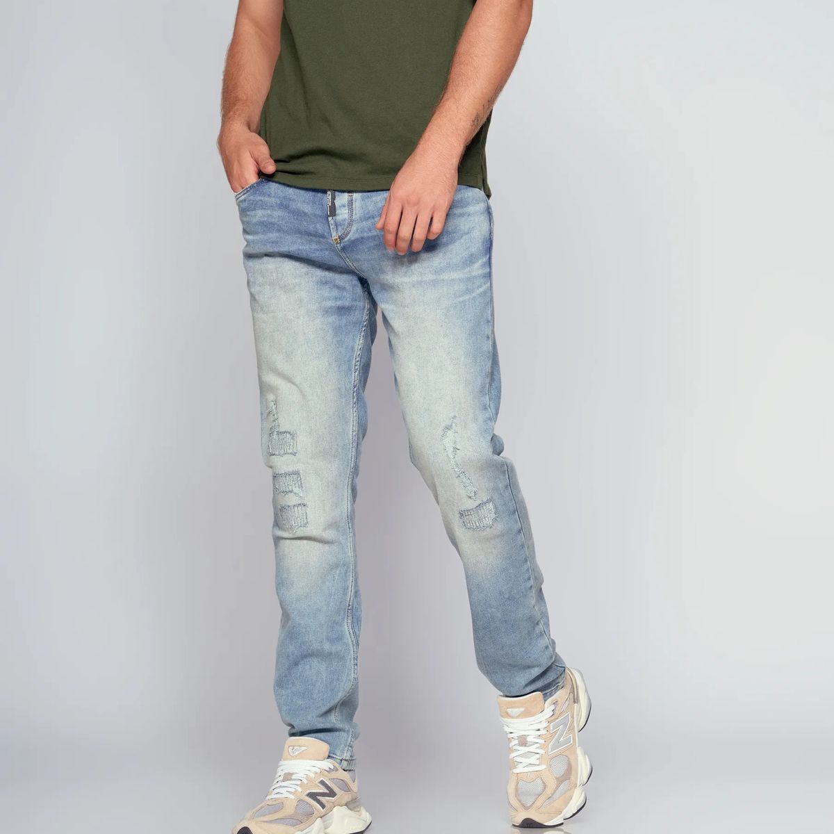 GROGGY - Jean Para Hombre Skinny Groggy