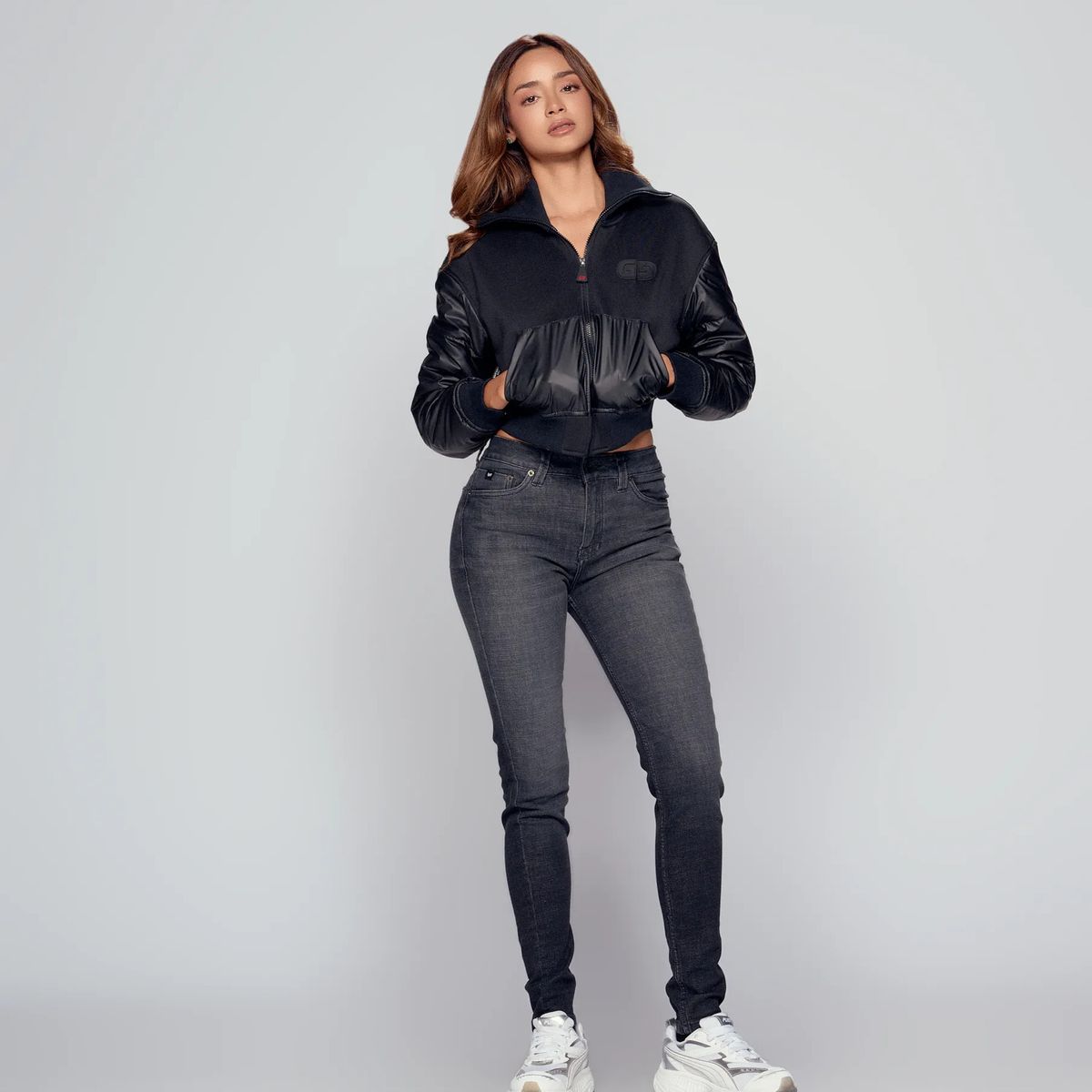 GAS EVOLUTION JEANS - Jean Para Mujer Gris Gas