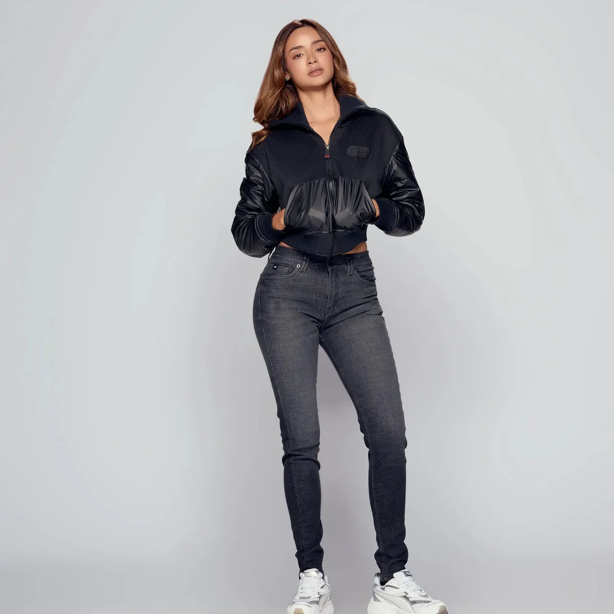 GAS EVOLUTION JEANS - Jean Para Mujer Gris Gas