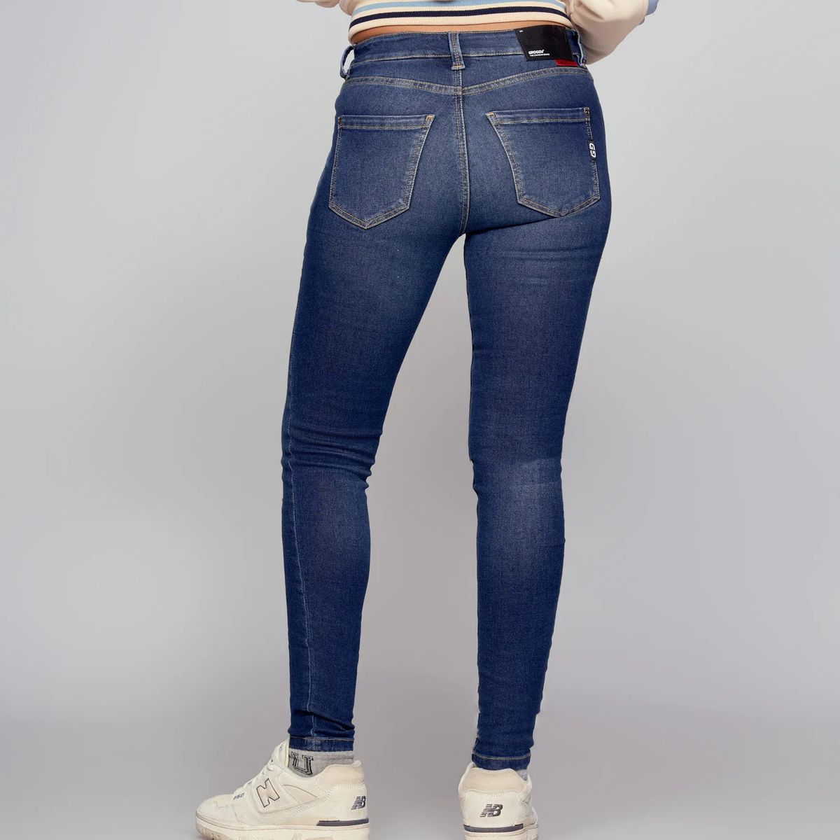GROGGY - Jean Para Mujer Azul MedioOscuro Groggy