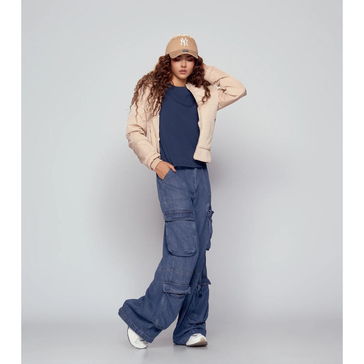 UNSER - Jean Cargo Con Proceso Para Mujer Unser